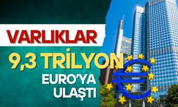 Parasal varlıklar 9,3  trilyon euroya ulaştı