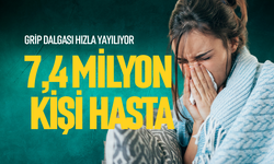 7,4 milyon kişi hasta