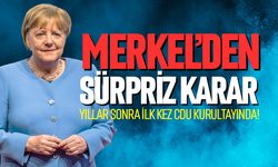 MERKEL’DEN SÜRPRİZ KARAR