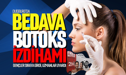 Bedava botoks izdihama yol açtı