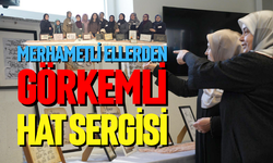 Merhametli ellerden görkemli hat sergisi