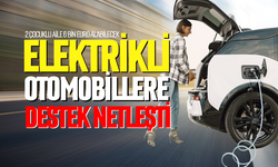 Elektrikli araçlara destek paketi netleşti