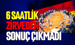 6 saatlik zirveden sonuç çıkmadı