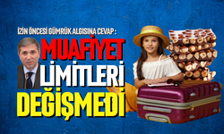 Gümrük muafiyeti algısına cevap