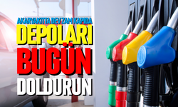 Depoları bugün doldurun
