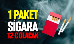 1 paket sigara 12 Euro olacak