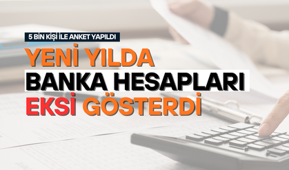 Yeni yıla eksi bakiye ile girdik