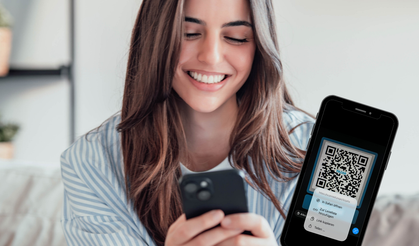 Ekrandaki QR kodunu okumanın yolu