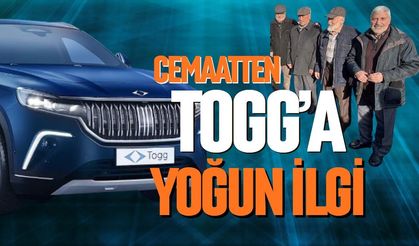 Cemaatten TOGG’a yoğun ilgi