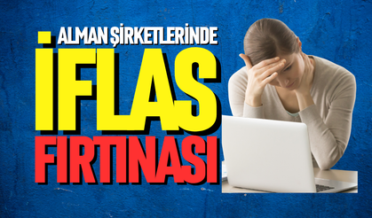 Alman şirketlerinde iflas fırtınası