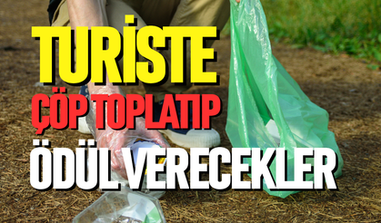 Turiste çöp toplatıp ödül verecekler