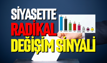 Siyasette radikal değişim sinyali