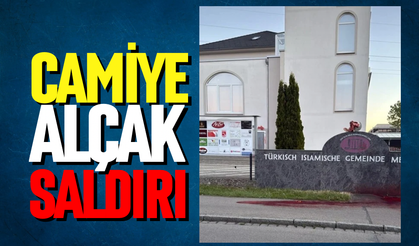 Camiye alçakça saldırı
