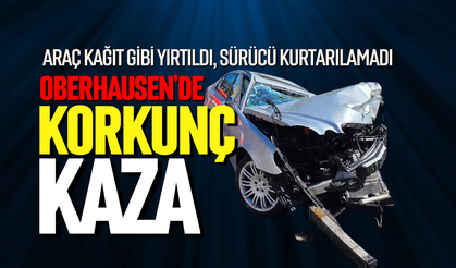 Oberhausen'de korkunç kaza
