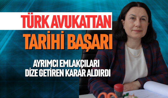 Türk avukattan tarihi başarı