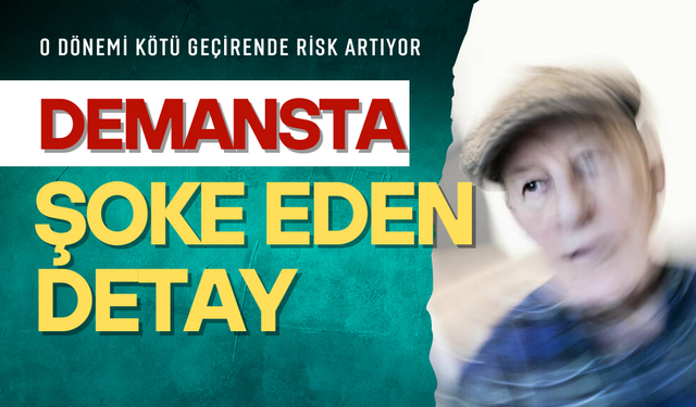 DEMANS RİSKİNİ ÇOCUKLUK DÖNEMİ BELİRLİYOR