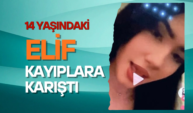 14 yaşındaki Elif her yerde aranıyor