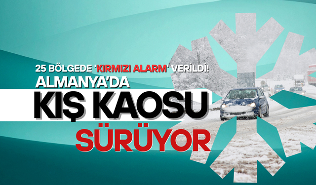 Almanya’da kış kaosu alarm verdirdi