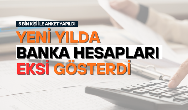 Yeni yıla eksi bakiye ile girdik