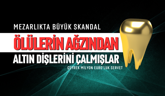 Mezarlıkta büyük skandal