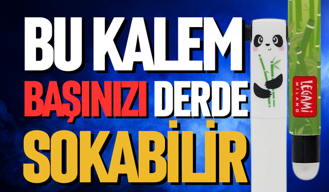 Bu kalem başınızı derde sokabilir