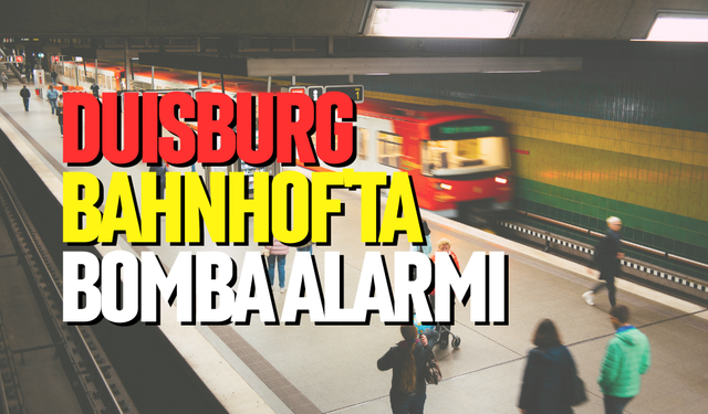 Duisburg Ana Tren İstasyonu’nda bomba alarmı