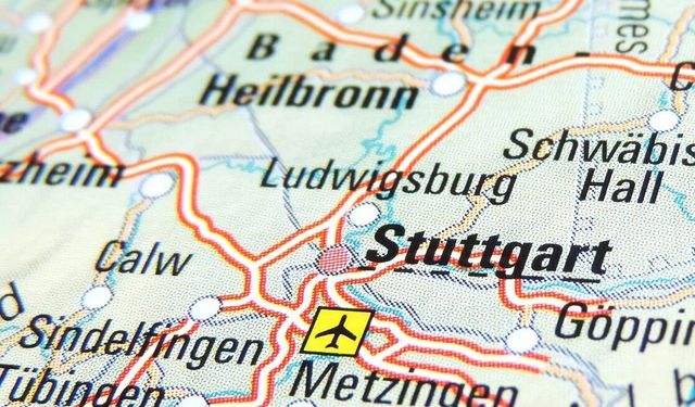 Stuttgart karanlığa gömüldü