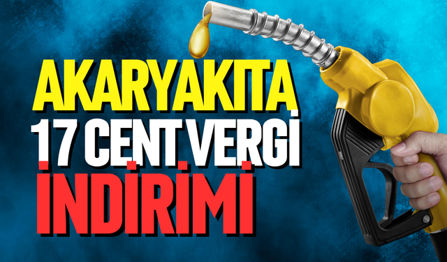 Akaryakıtta vergi indirimi geldi