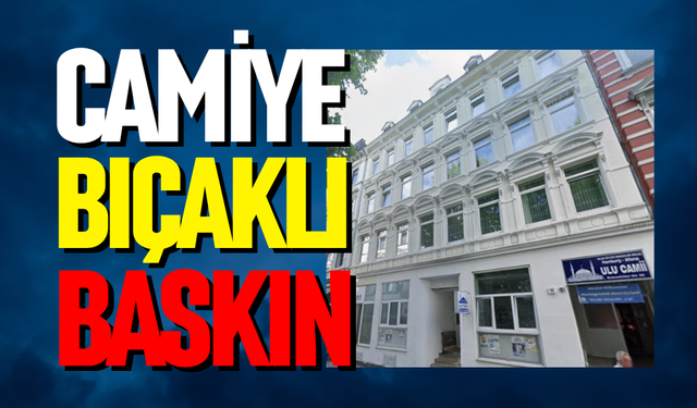 Camiye bıçaklı baskın