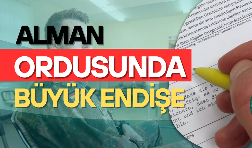 ALMAN ORDUSU'NDA CİNSİYET DEĞİŞTİRME ENDİŞESİ