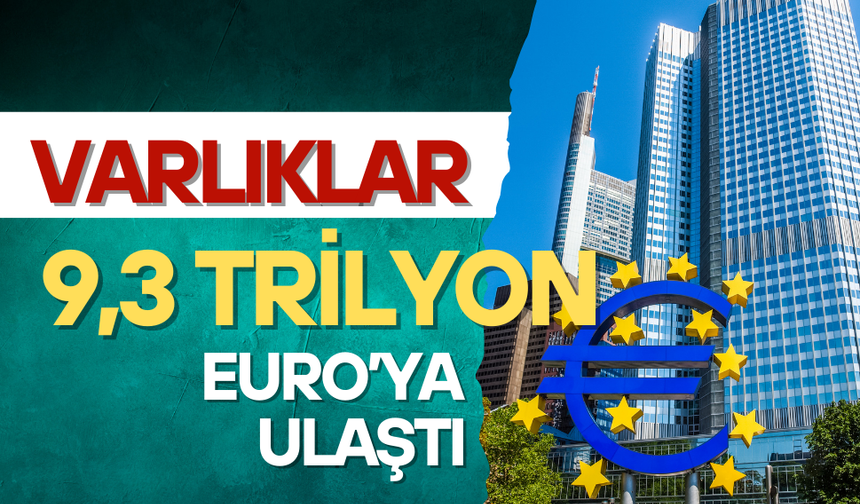 Parasal varlıklar 9,3  trilyon euroya ulaştı