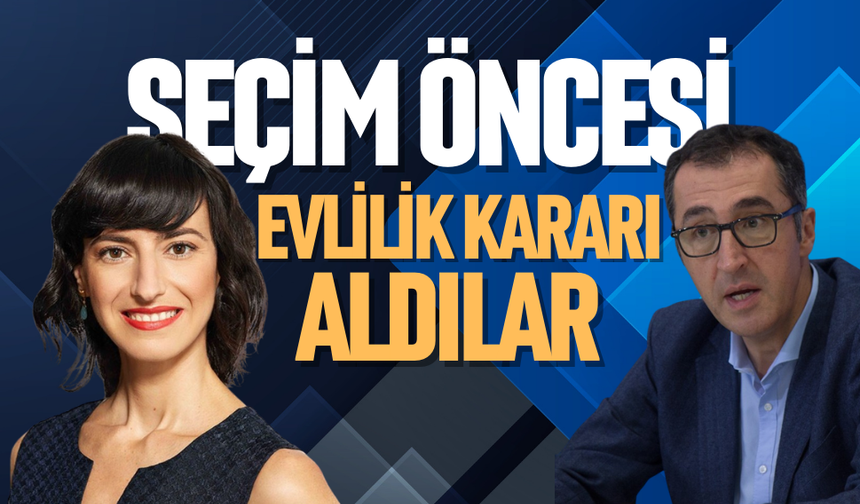 Seçim öncesi evlilik kararı