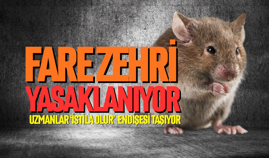 Fare zehri yasaklanıyor