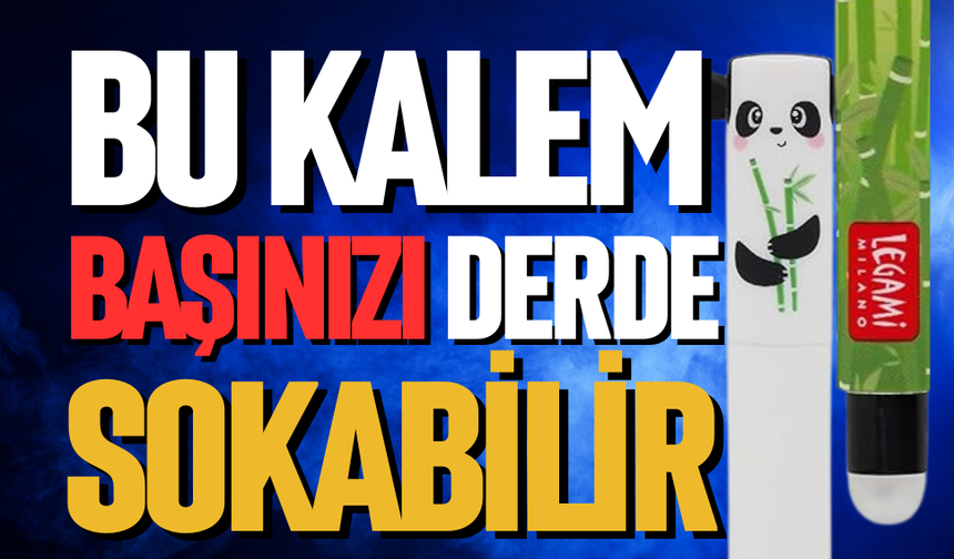 Bu kalem başınızı derde sokabilir