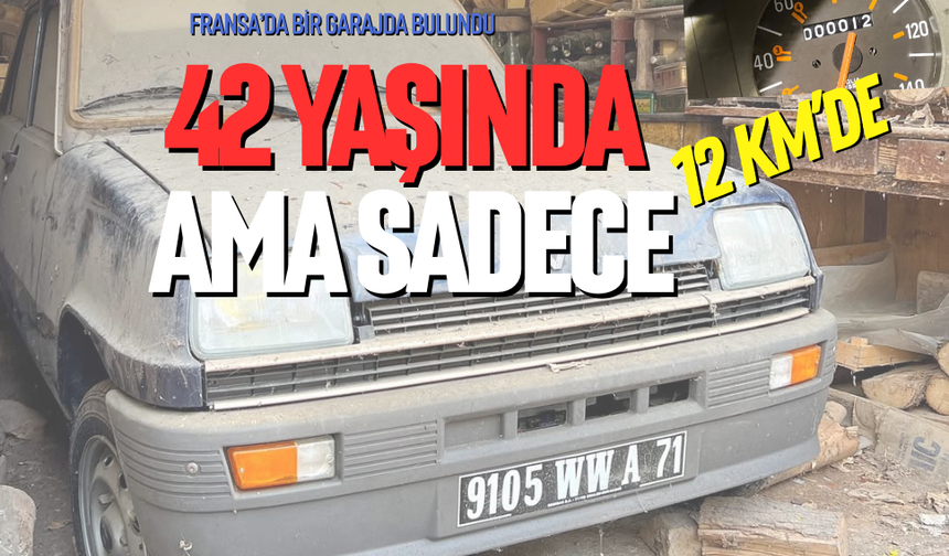 BU RENAULT 44 YAŞINDA AMA 12 KİLOMETREDE
