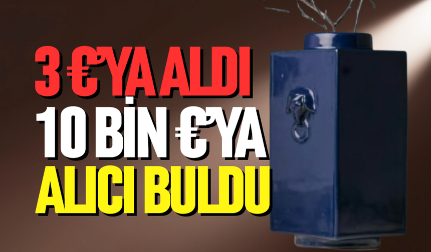 3 Euro’luk vazo antika çıktı