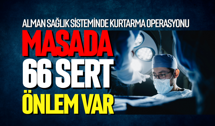 Sağlık sisteminde kurtarma operasyonu