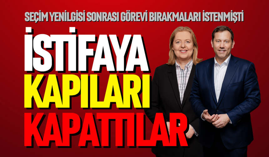 SPD'de istifaya kapılar kapandı