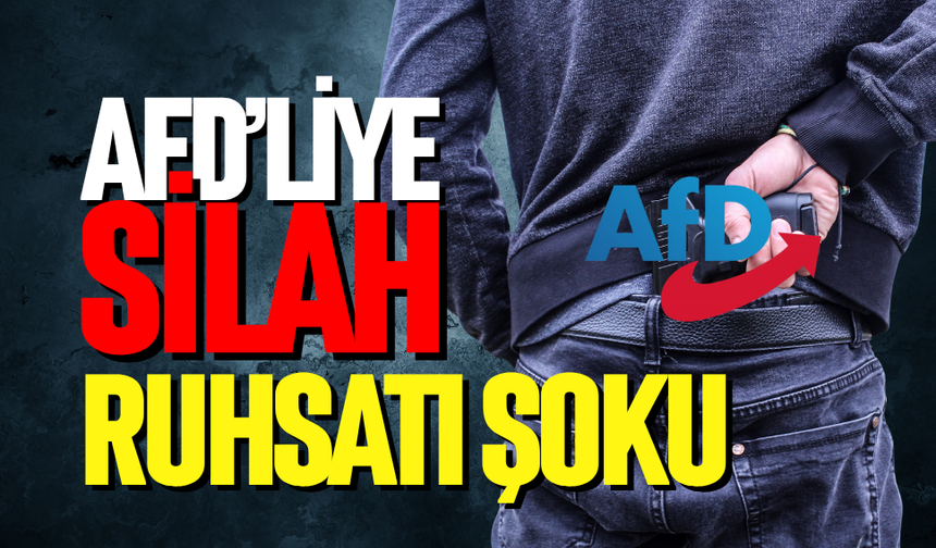 AfD üyelerine silah ruhsatı şoku