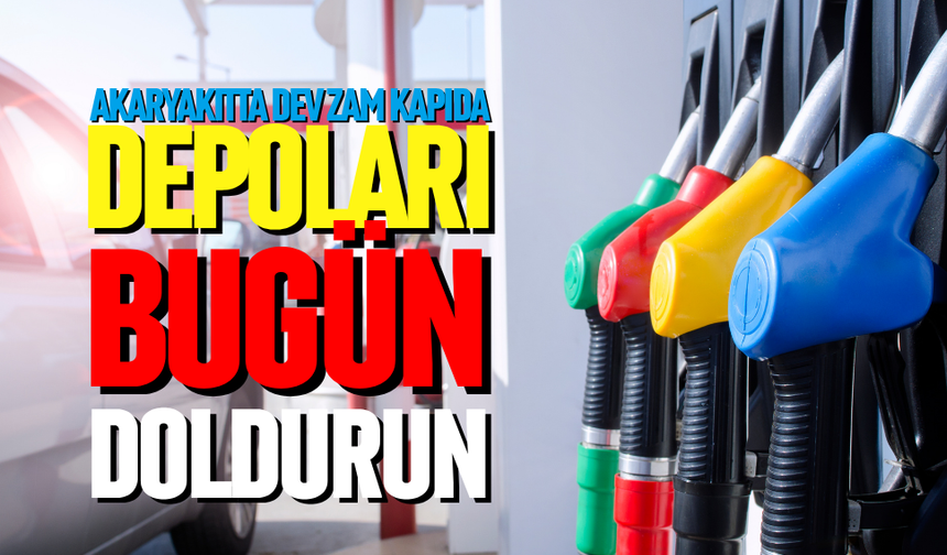 Depoları bugün doldurun