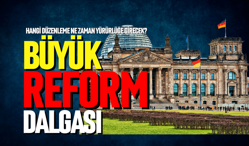 Almanya’da büyük reform dalgası