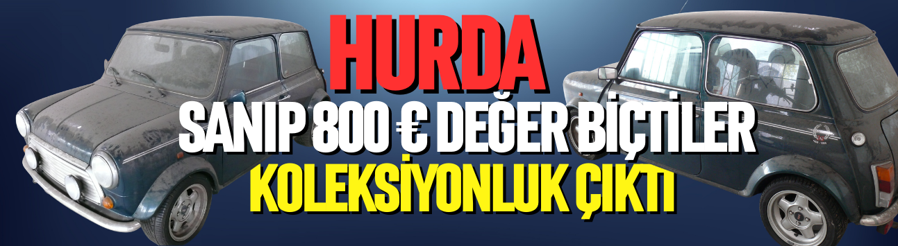 Hurda sanılan otomobil koleksiyonluk çıktı!